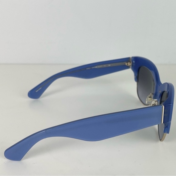 KATE SPADE BLUE CAT-EYE SUNGLASSES - Picture 9 of 14
